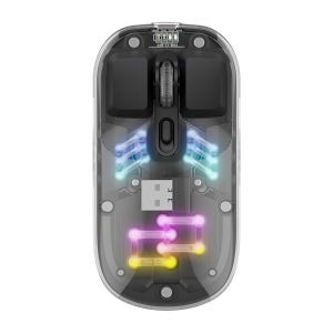 앱코 APM02 저소음 3MODE 무선 마우스 블랙