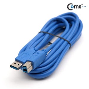 Coms USB 3.0 AB 케이블 젠더 USB A(M)/B(M) 5M 고급포장