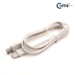Coms USB 2.0 케이블 M/M (AA형/USB-A to USB-A) 1.8M 고급포장