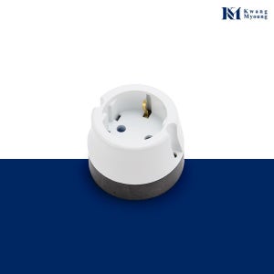 광명전기 국산 접지 노출 콘센트 1구 핀타입 단선용 16A 220V