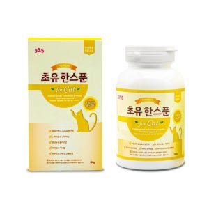 38.5 고양이 초유한스푼 고양이 면역 영양제 초유 락토페린 엘라이신 120g, 3개