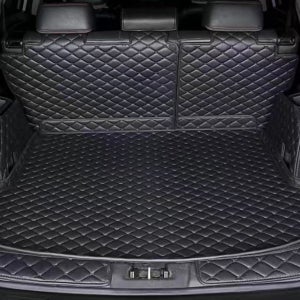 럭키카 매트 차박 방수 가죽 제네시스GV80, 5인승, 블랙