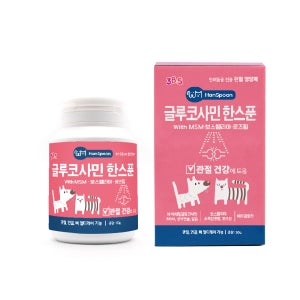 고양이 강아지 관절 영양제 슬개골 탈구 관절염 글루코사민 한스푼 60g, 2개