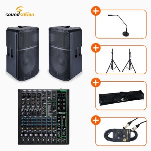 교회음향 교회 공연용 스피커 12인치 음향 패키지