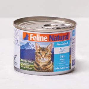 k9 캔 내추럴 캣 고양이 주식캔 습식사료 비프, 170g, 12개