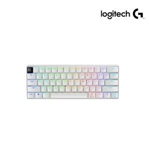 로지텍 PRO X 60 LIGHTSPEED 유.무선.블루투스 미니 기계식 키보드 (화이트) (리니어)