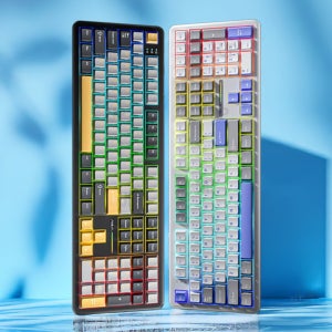 독거미 F108 AULA 키보드 풀배열 아우라 커스텀 기계식 108키 카라멜라떼축 정각