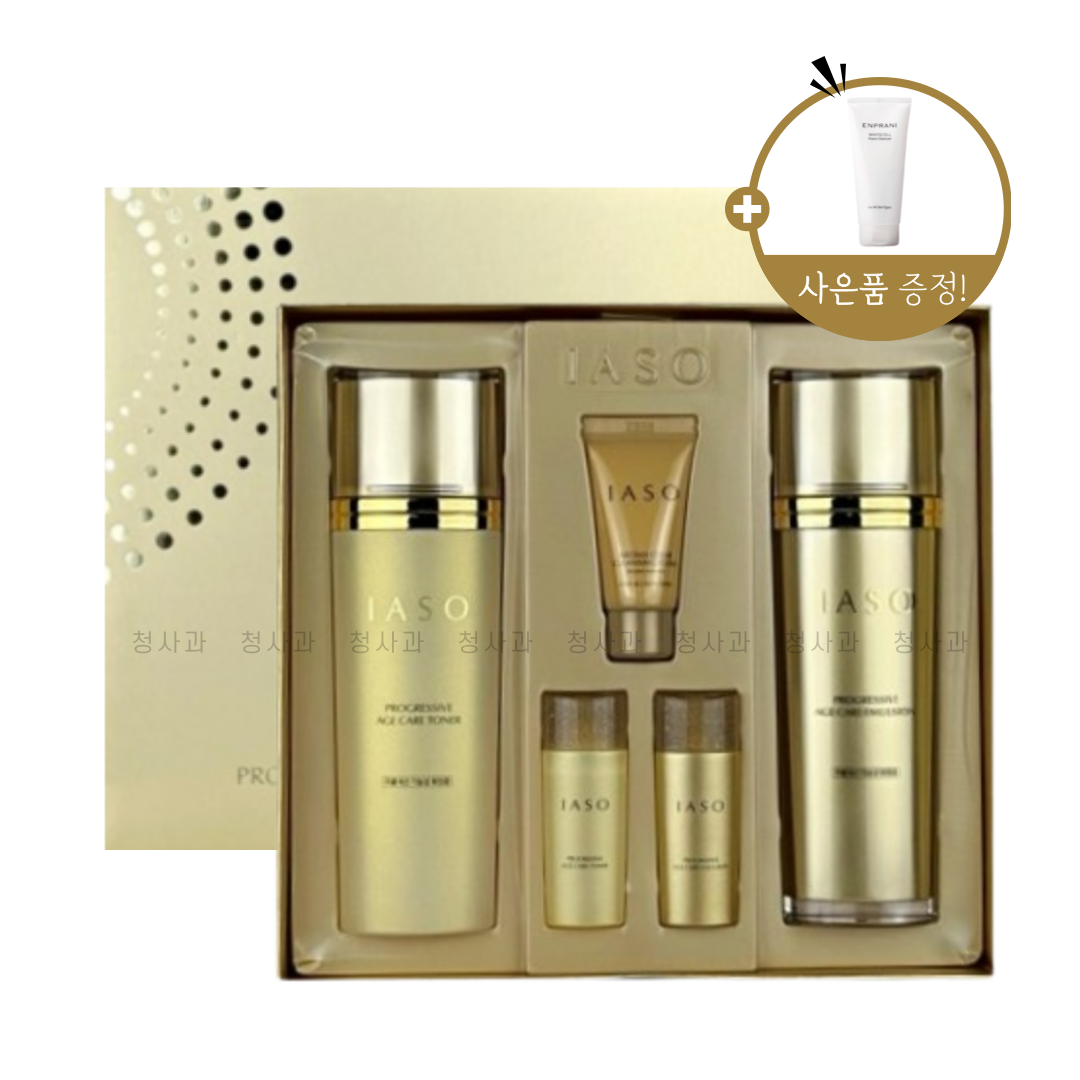 이아소 프로그레시브 <b>에이지케어</b> 2종세트 (+폼클렌징)