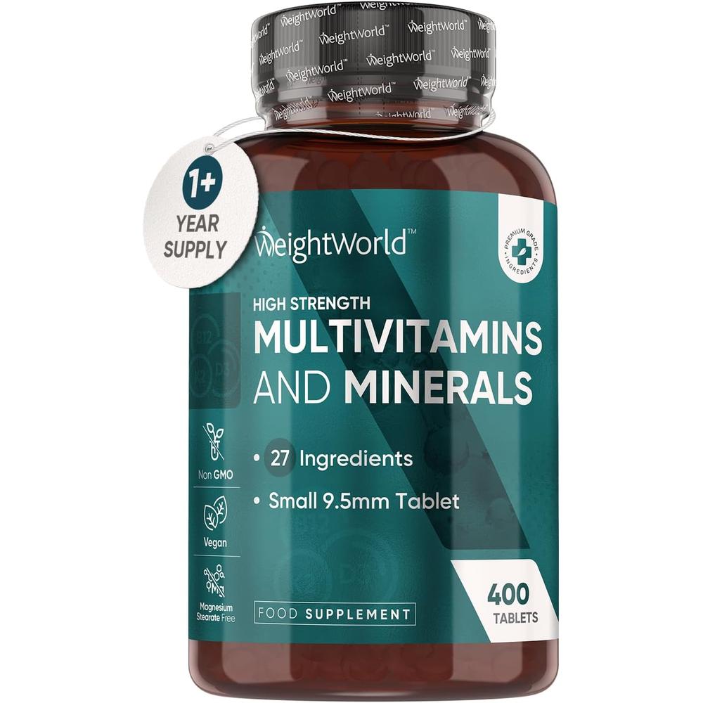 영국 <b>웨이트월드</b> WeightWorld Multivitamin 멀티비타민 &amp; 미네랄 400정