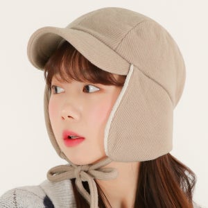 국내생산 귀달이 코듀로이 방한모 여성 겨울 골덴 양털 스키장 귀도리 트루퍼햇 군밤모자