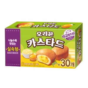 오리온 카스타드 대용량 690g / 30개입 사무실 회사 간식 알뜰형