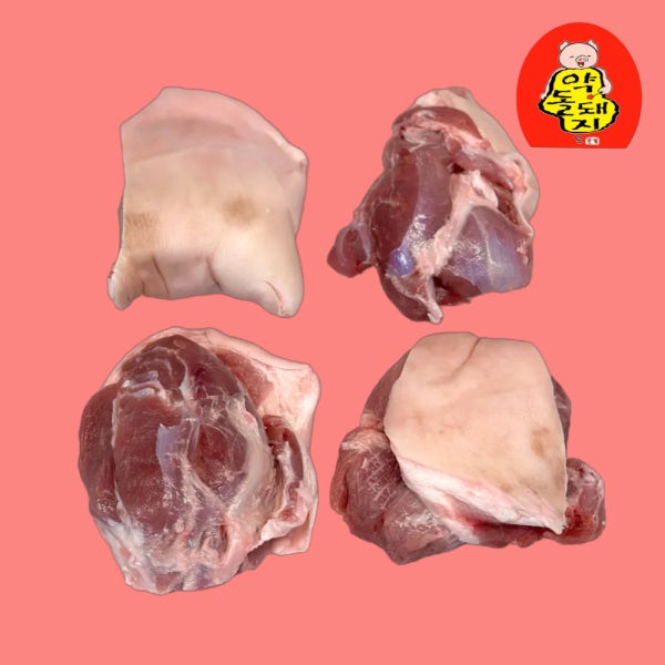 문경 약돌 돼지 미박 사태 쫄데기 쫄대기 족살 1kg