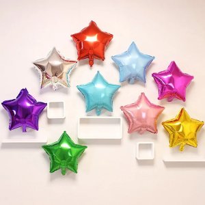 파티용 별풍선 반짝이 사진촬영 이벤트 생일 축하 기념일 장식
