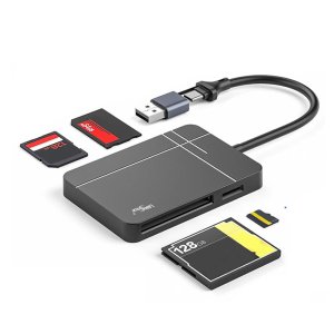 SD카드리더기 USB-C 초고속 UHS-II 마이크로SD CF메모리 블랙박스 영상리더기
