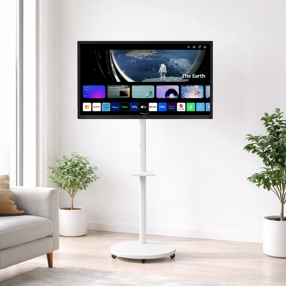 LG 27인치(68cm)이동식 스마트TV 모니터 스탠드세트 BLS71-38W 스탠바이미 룸앤티비 삼탠바이미