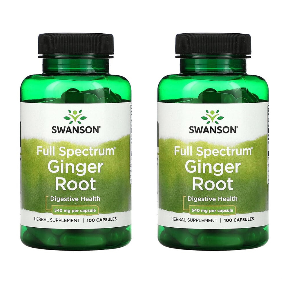 스완슨 풀 <b>스펙트럼 진저 루트 540mg</b> 100캡슐 2개