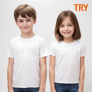 아동 순면 반팔 티셔츠