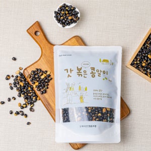 서리태 뻥튀기 500g 볶은 서리태 도깨비곳간 예천산 콩뻥 100% 국내산 예천콩