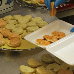 [도담만두]수제 김치 고기 새우 매운 손만두 냉면조합 수원 맛집