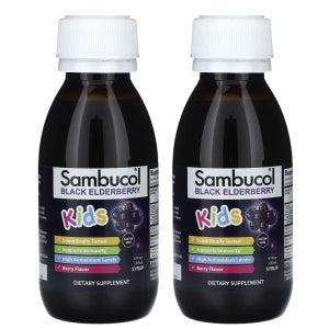 삼부콜 어린이용 블랙 엘더베리 시럽 2병