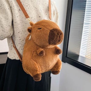 카피바라인형 백팩 크로스백 가방 인형 33cm