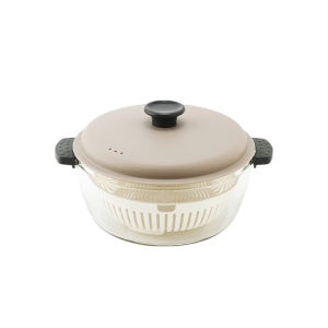 락앤락 전자레인지 찜기 용기 야채 만두 라면 계란찜 에어프라이어 그릇 유리캐서롤 2L