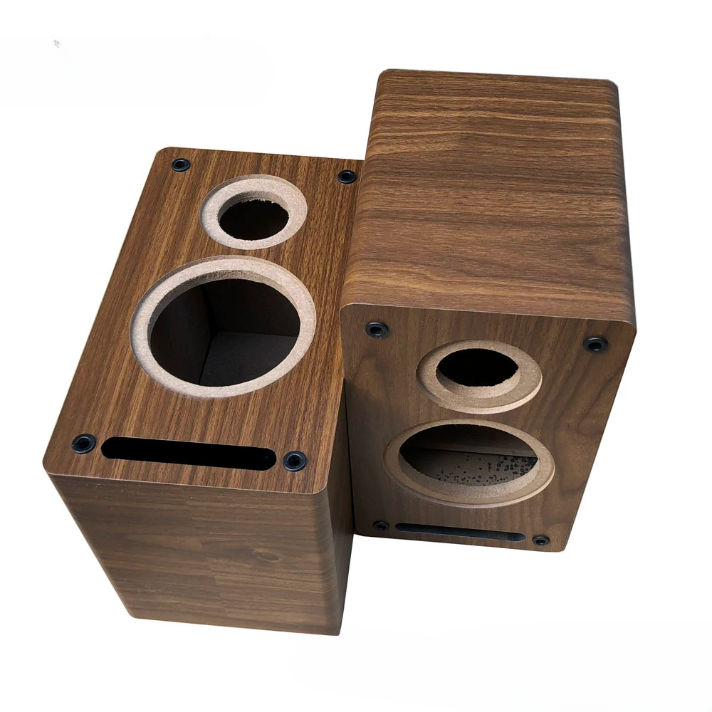 스피커커버 베이스 악기 음향 스피커 오디오 케이스 스피커박스(한쌍) - 마호가니