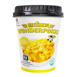 원더뽀끼 컵떡볶이 치즈, 120g, 4개