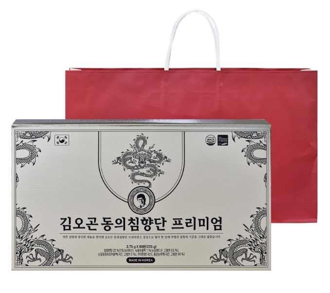 김오곤 동의 침향단 프리미엄 3.75gx60환 <b>자양강장제</b> 침향원 사향단 기력 원기 회복