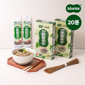 순솔 100% 메밀면 메밀 국수 소바 모밀 면 100프로 2kg