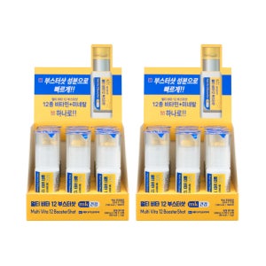 MK 멀티비타 12 부스터샷 고함량 액상 종합 멀티비타민 12개입, 2개