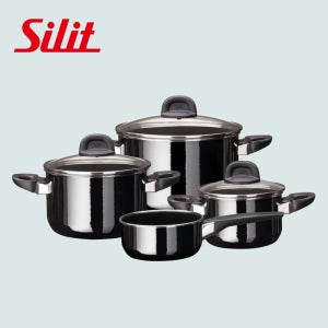 실리트 실라간 모데스토 편수세트 4종 냄비 세트 독일냄비 블랙