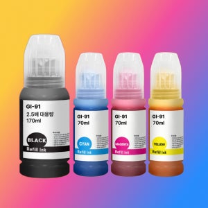 캐논 재생잉크 G1920 G2920 G3920 G3930 대용량 GI-91 170ml