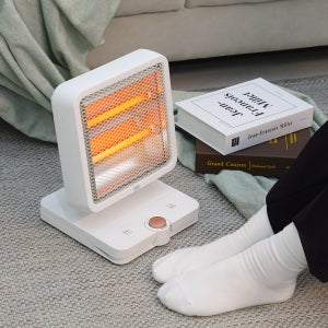 레이나 미니 전기히터 발난로 풋터치 소형 사무실 가정용 온열기
