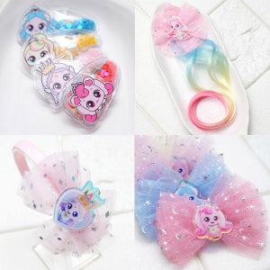 프린세스 캐치 티니핑 6기,5기,4기 유아 머리핀 목걸이 반지 팔찌 하츄핑 오로라핑