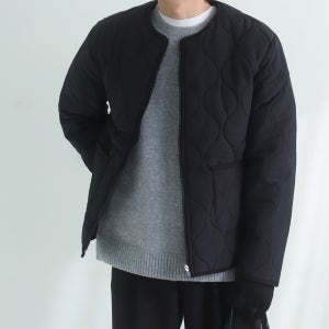 남자 경량패딩 오버핏 남성 깔깔이 누빔 점퍼 퀼팅 패딩