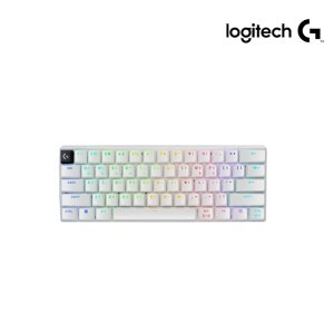 로지텍코리아정품 PRO X 60 LIGHTSPEED 유무선 블루투스 미니 기계식 키보드 화이트 (택타일)