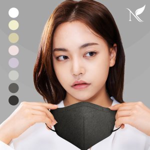 내추럴키스 다이아핏 KF94 새부리형 마스크 L(대형), 다크그레이, 25개