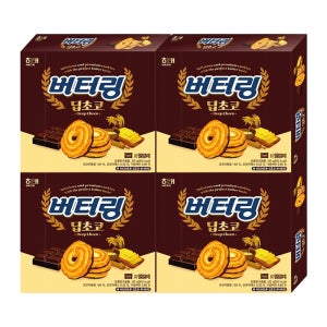 해태 버터링 딥초코 155g X 4개