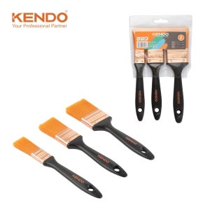 켄도 페인트붓 세트 다용도 평붓 젯소 수성 유성 DIY 브러쉬 46401N