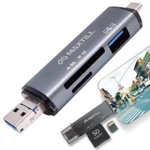 MT-R307 C타입 OTG 멀티 카드리더기 데이터전송 커넥터 CF TF USB 맥스틸