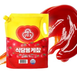 오뚜기 식당용 케찹(스파우트팩) 3.3kg 1박스(4개)