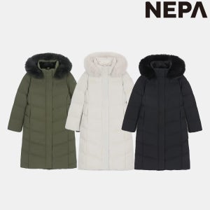 네파 롱패딩 여자 구스다운 겨울 거위털 롱 점퍼 경량 자켓 다운 패딩