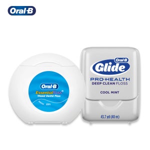 오랄비 왁스 치실 50m 6입+글라이드 딥클린 치실 40m 4입