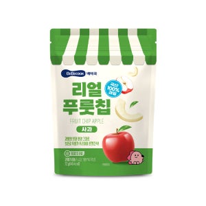 [베베쿡] 리얼푸룻칩 사과 1봉