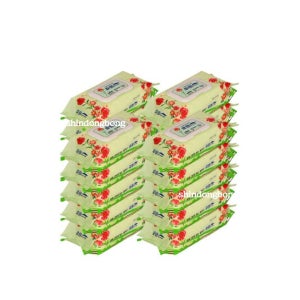 효랑 물티슈 빅사이즈 캡형 1박스 60매 x 20개 특대형 엠보 어르신케어 물티슈