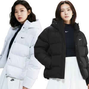 나이키 여성 숏패딩 메트로 써마 핏 루즈 덕 다운 패딩 재킷