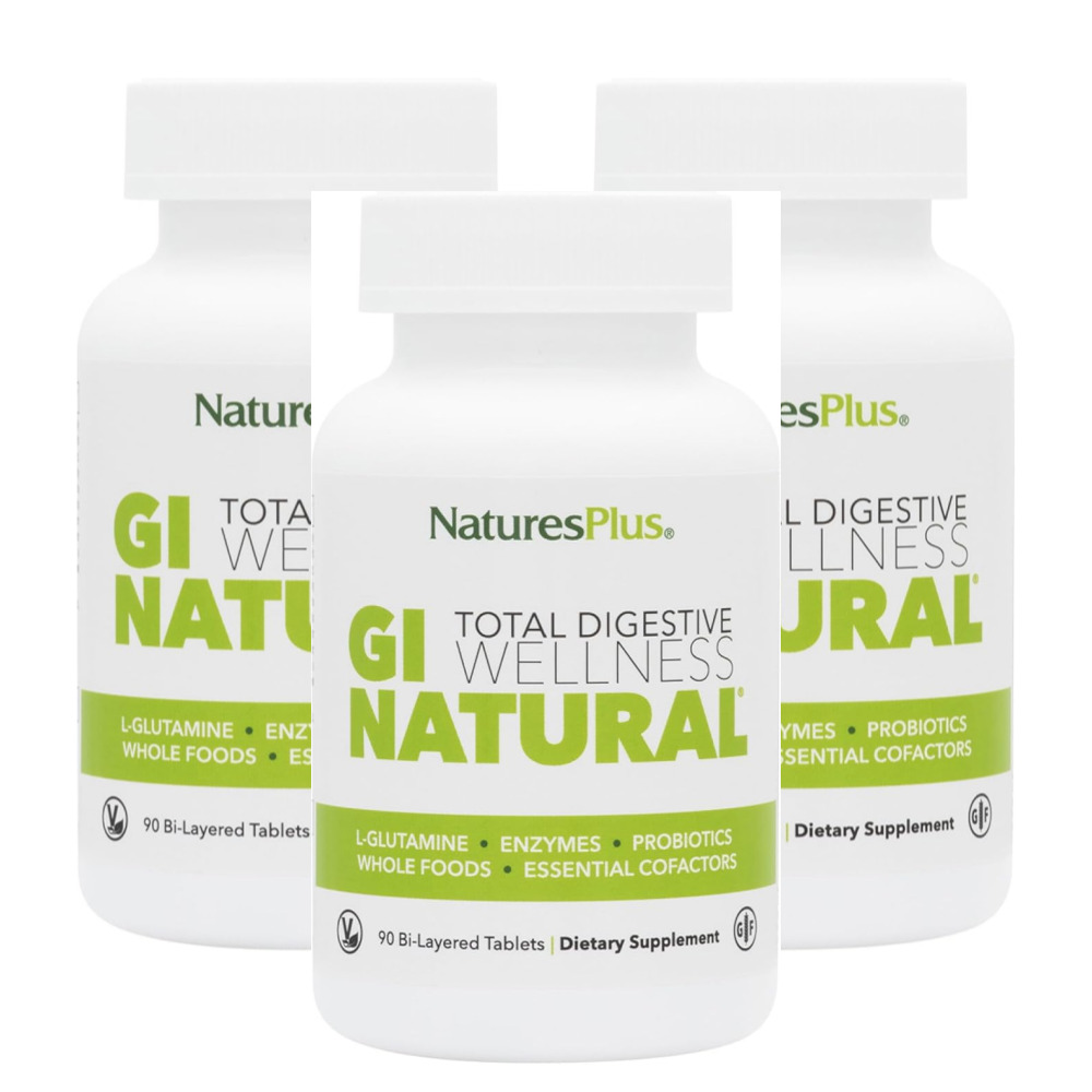 토탈 <b>소화</b> 웰니스, <b>네이처스플러스</b> GI Natural 90정, 3통