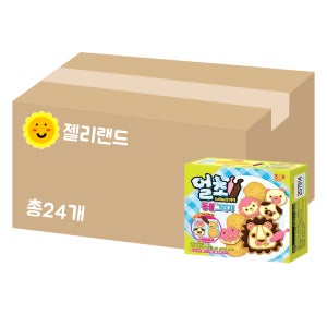 해태 얼초 동물그리기 52g X 24개 (1BOX)