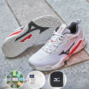 미즈노 배드민턴화 웨이브 스텔스 네오2 배드민턴화 스쿼시화 인도어화 체대입시화